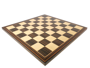 Chess Board - 14" Ebony & Maple Veneer Chess Board