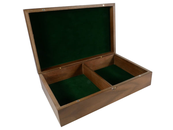 Chess Box - 12" Walnut Veneer Chess box