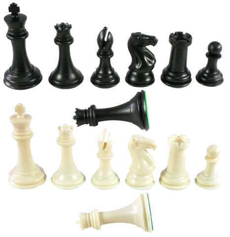 Chess Pieces - Tournament 4" Triple Weighted Chess Pieces